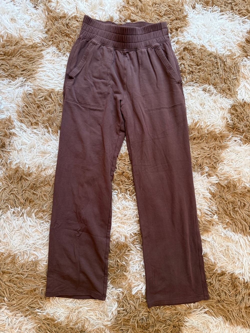 lululemon athletica Wide-Leg Pants in Deep Brown